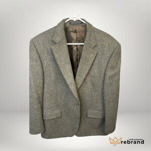 Vintage Canadian Made Wool Blazer - Size- L (1990-2000s)